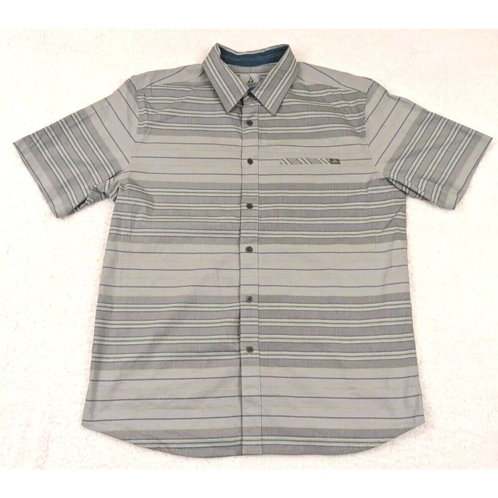 Ascend Shirt Men's XL Green Short Sleeve Button Up Outdoor Shirt